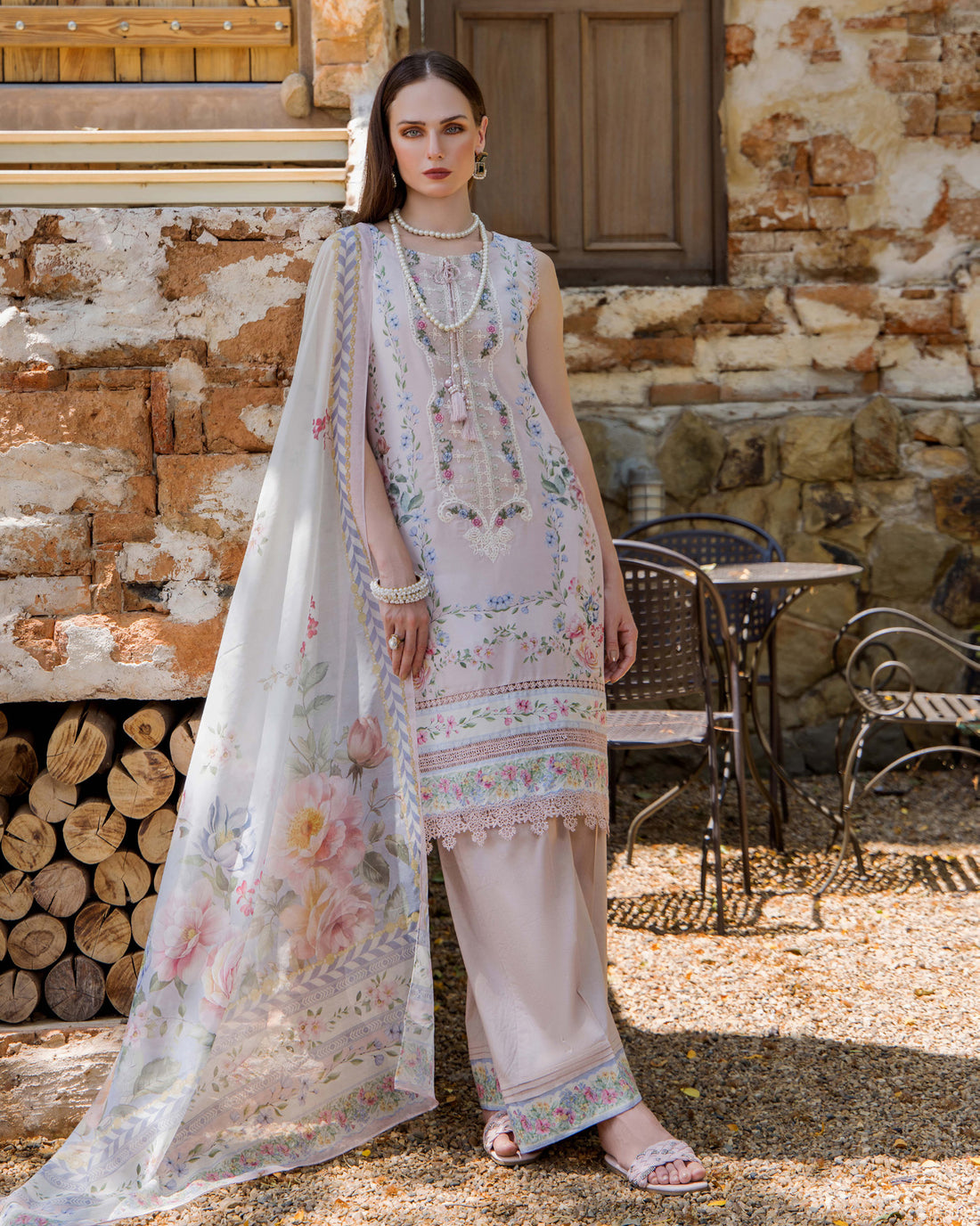 ADAN'S FLOURISH PRINT UNSTITCHED LAWN COLEECTION