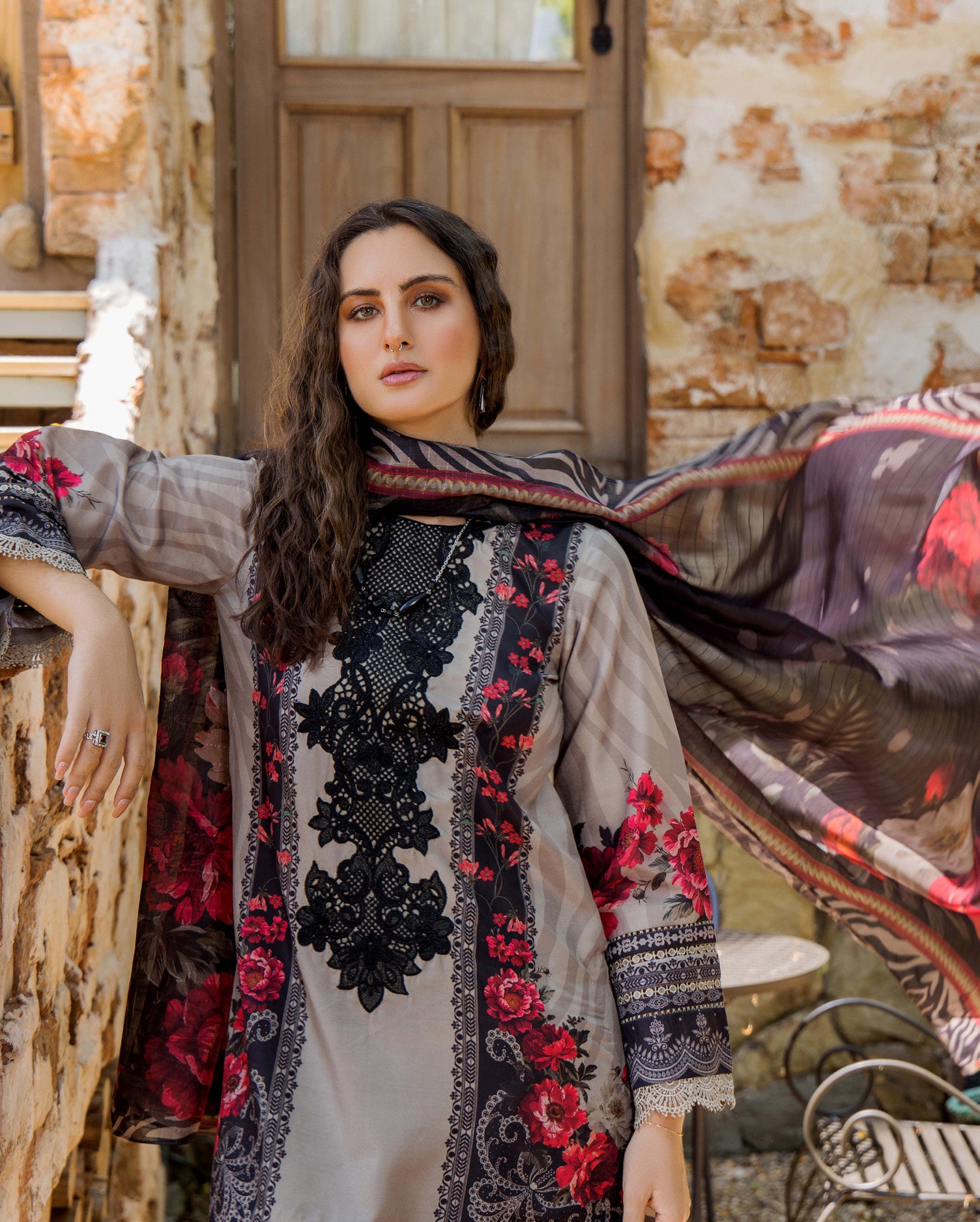 ADAN'S FLOURISH PRINT UNSTITCHED LAWN COLEECTION