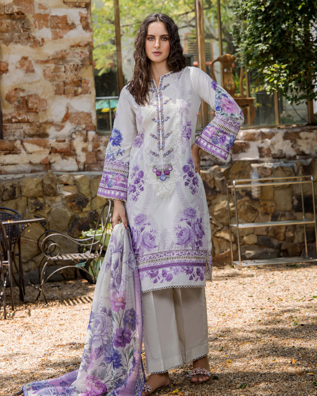 ADAN'S FLOURISH PRINT UNSTITCHED LAWN COLEECTION