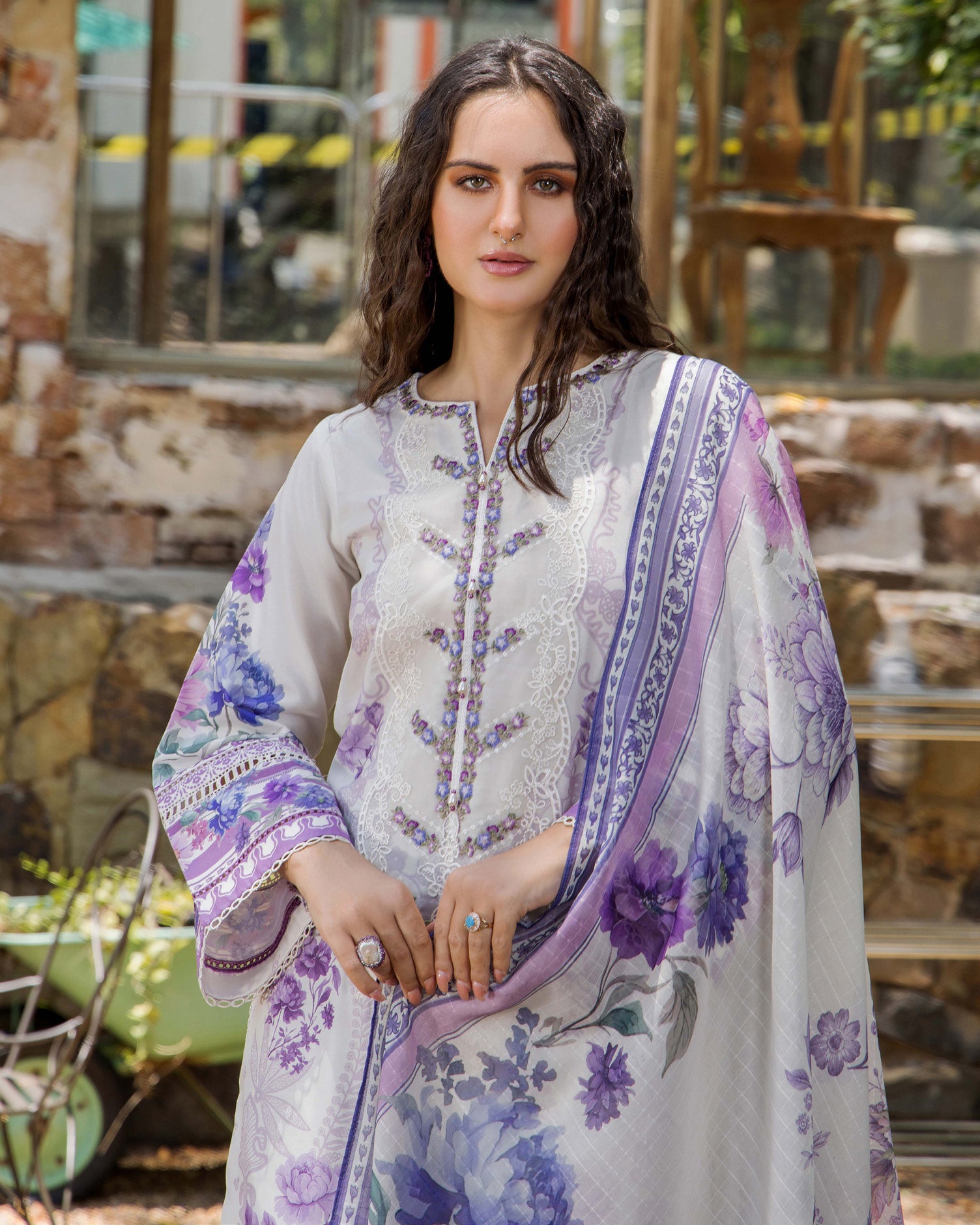 ADAN'S FLOURISH PRINT UNSTITCHED LAWN COLEECTION