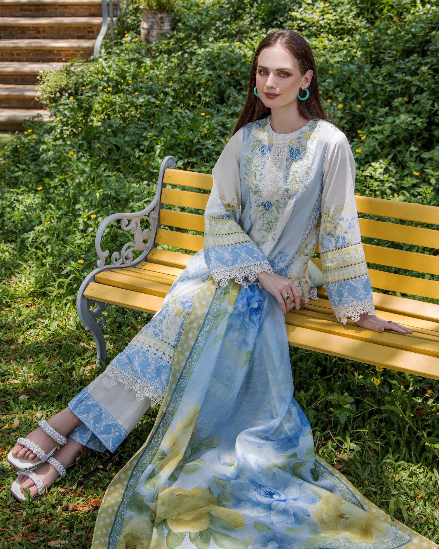 ADAN'S FLOURISH PRINT UNSTITCHED LAWN COLEECTION