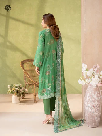 Gulljee Digital Printed Lawn Chicken kari 3 Piece Collection