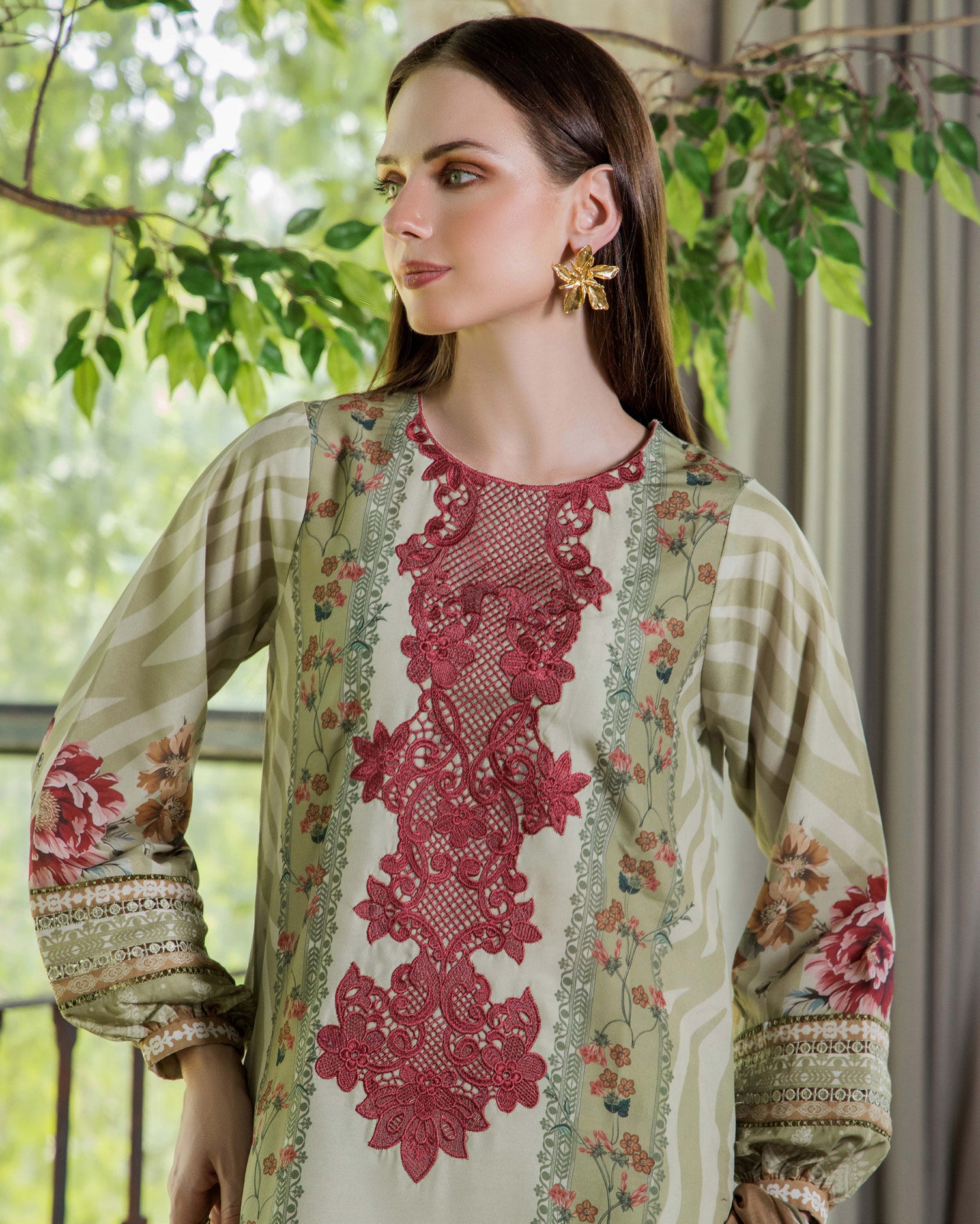 ADAN'S FLOURISH PRINT UNSTITCHED LAWN COLEECTION