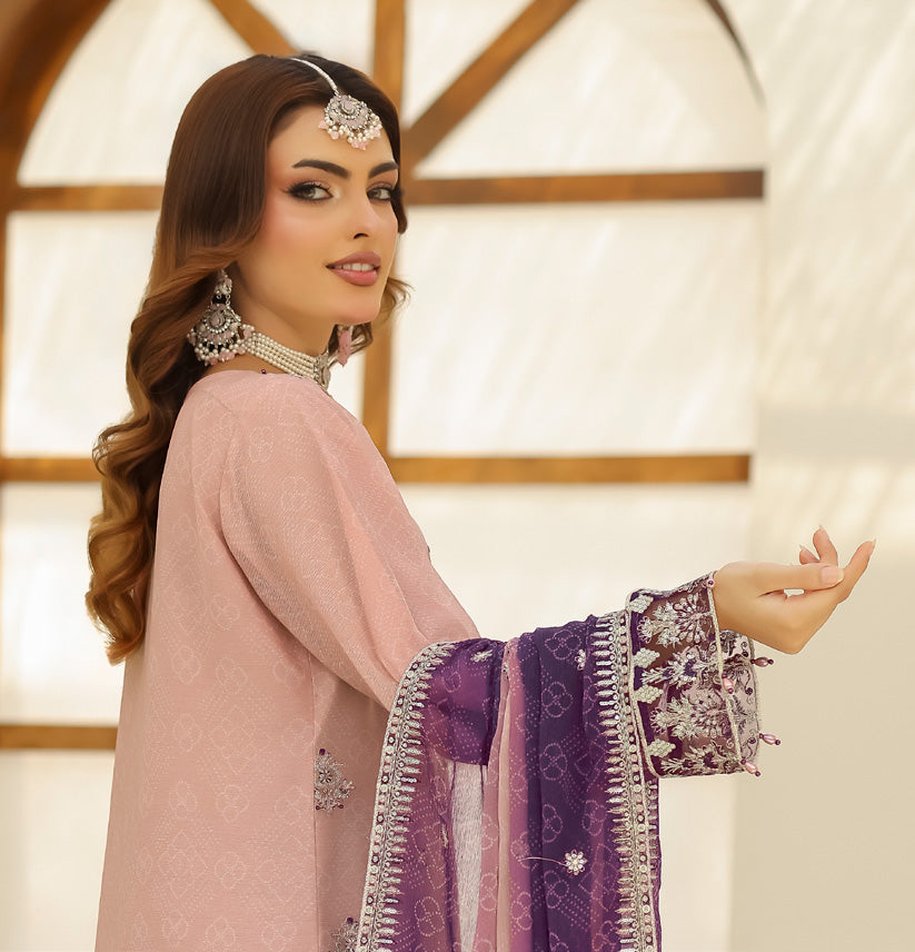 BIN HAMEED Luxurious-Embroidered Chiffon COLLECTION