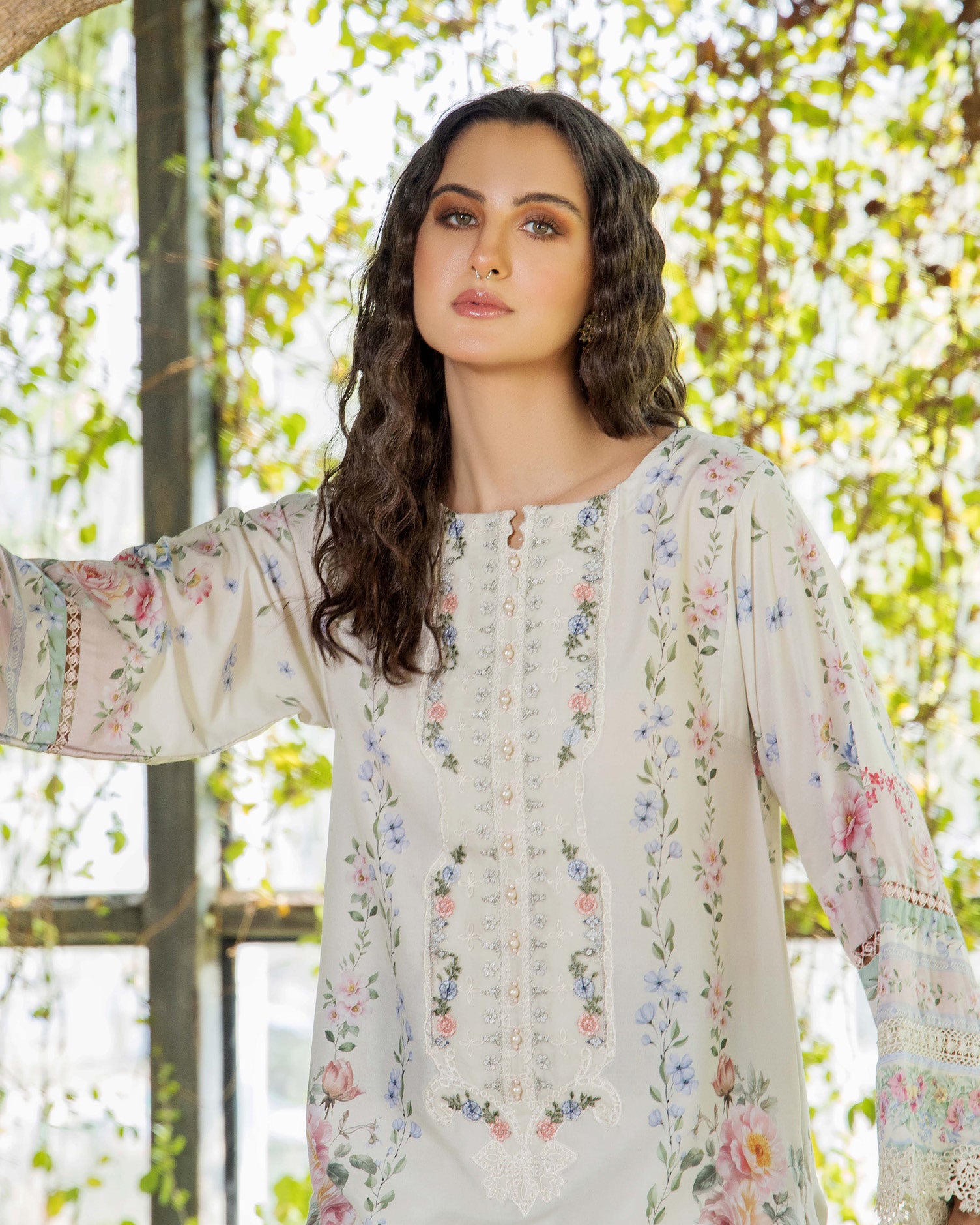 ADAN'S FLOURISH PRINT UNSTITCHED LAWN COLEECTION