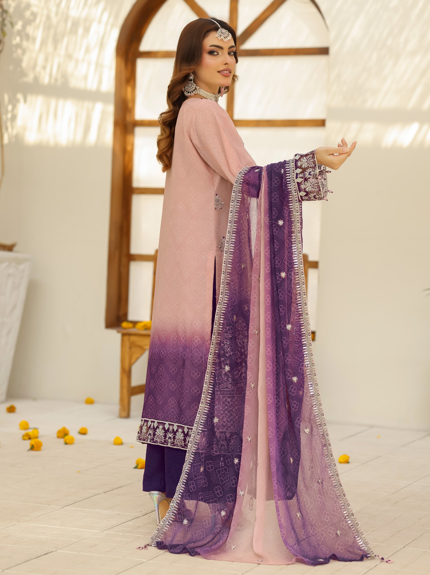 BIN HAMEED Luxurious-Embroidered Chiffon COLLECTION