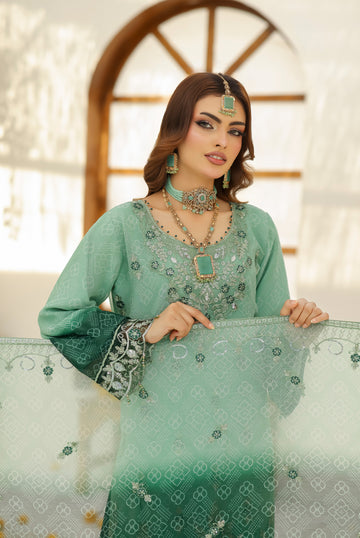 BIN HAMEED Luxurious-Embroidered Chiffon COLLECTION