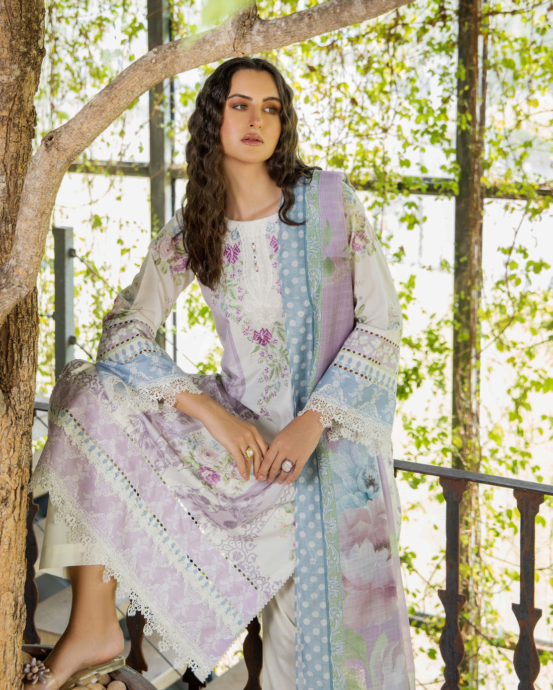 ADAN'S FLOURISH PRINT UNSTITCHED LAWN COLEECTION