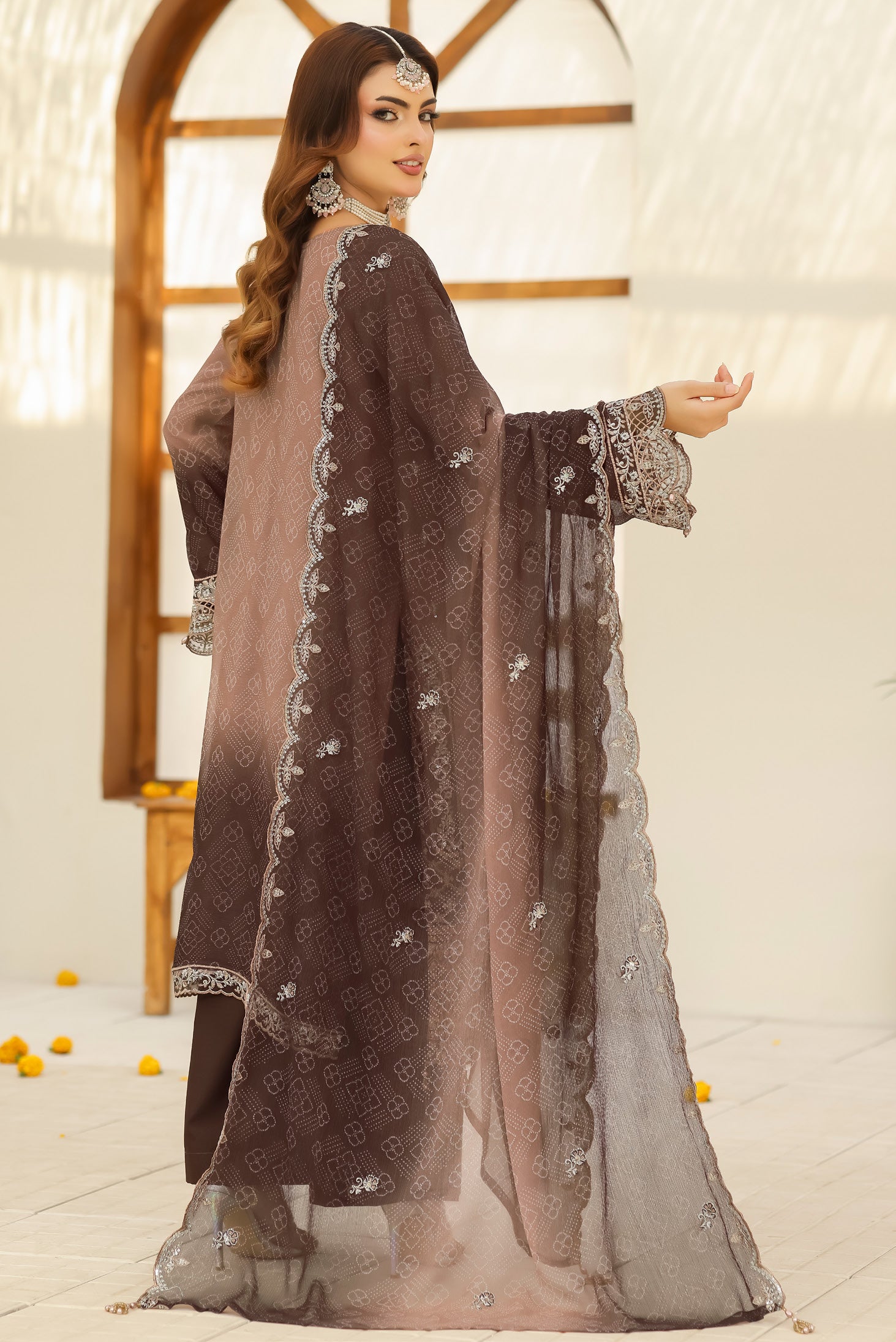 BIN HAMEED Luxurious-Embroidered Chiffon COLLECTION