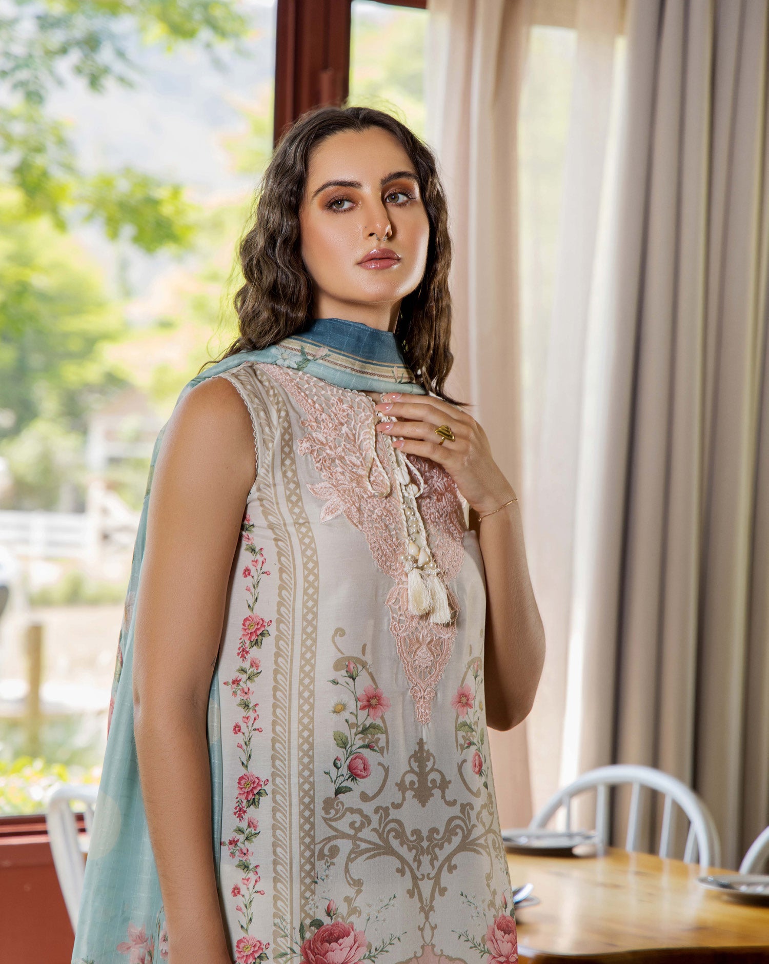 ADAN'S FLOURISH PRINT UNSTITCHED LAWN COLEECTION