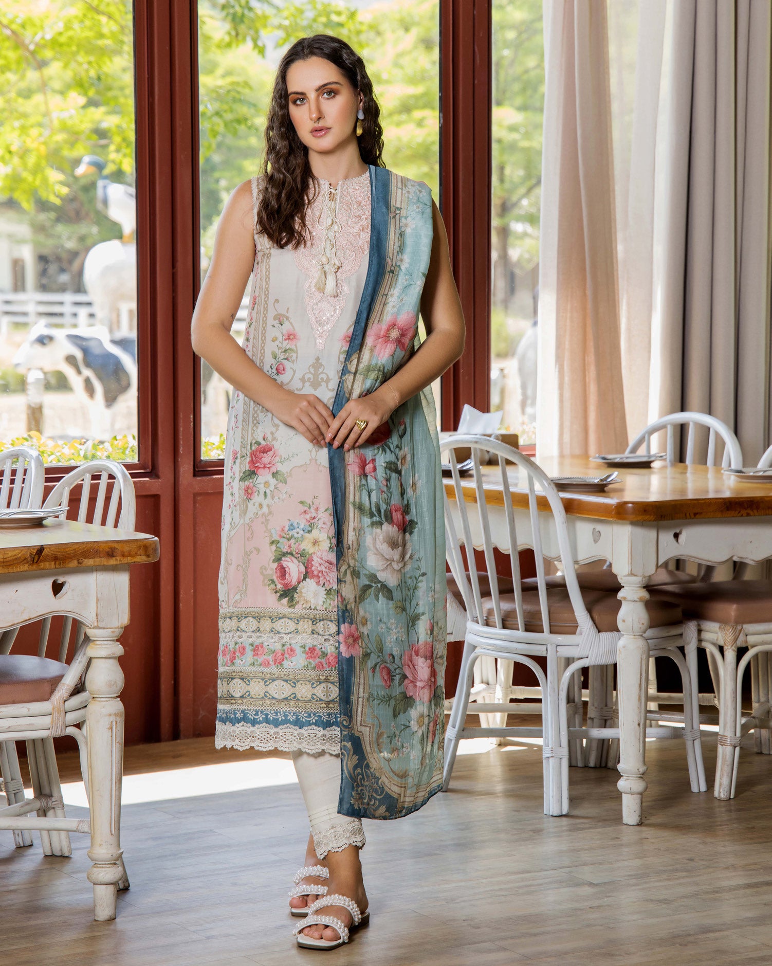 ADAN'S FLOURISH PRINT UNSTITCHED LAWN COLEECTION