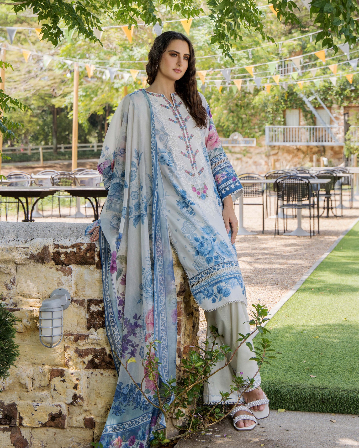 ADAN'S FLOURISH PRINT UNSTITCHED LAWN COLEECTION