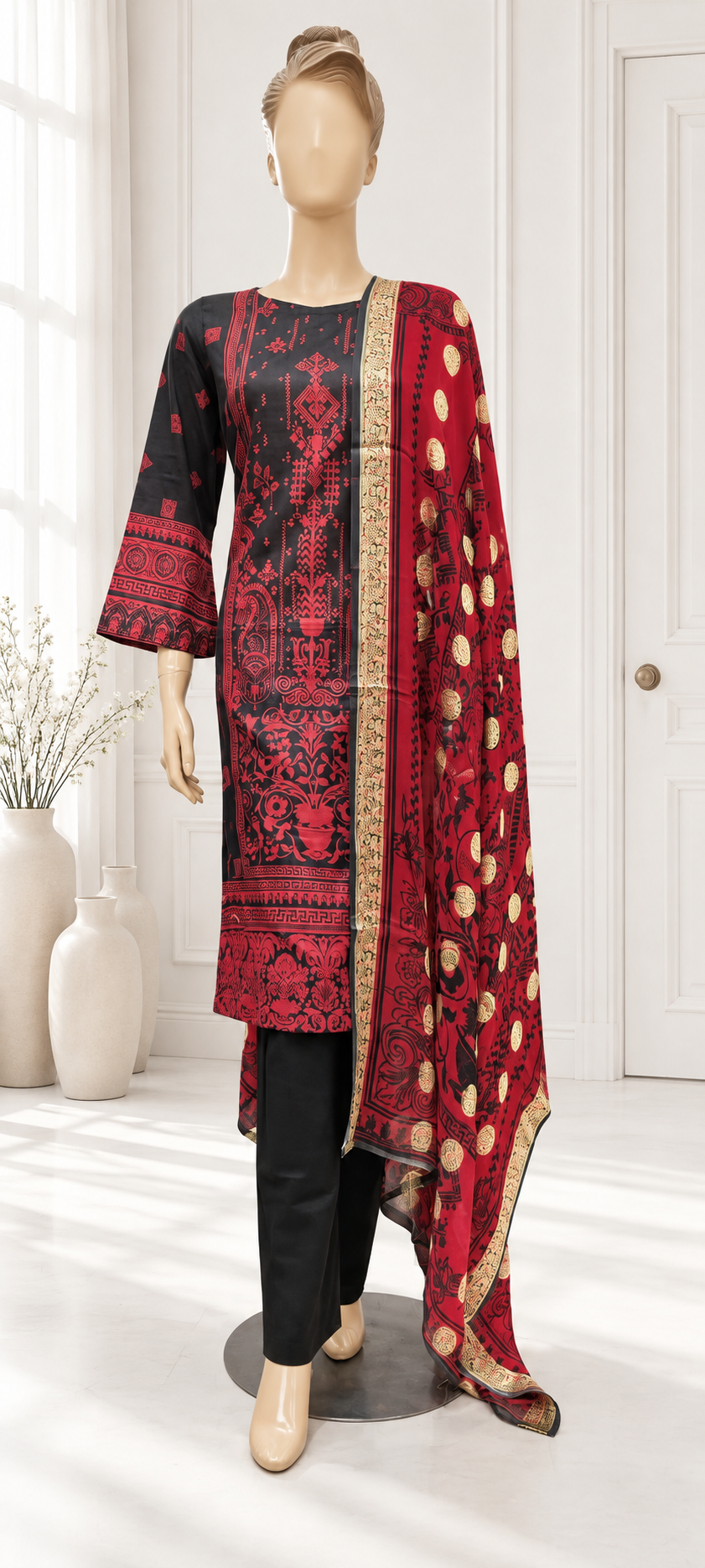 Bint-e-Noor Attractive Elegant Digital Print Cotton 3psc Collection