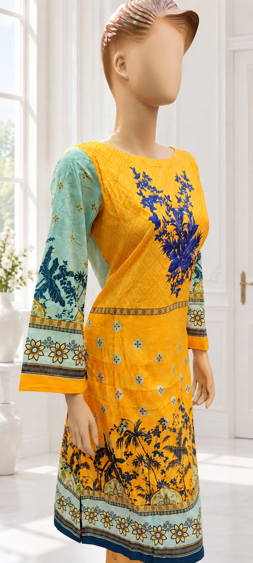 New Ready Made Embroidered Suit From The Brand Bin Saeed