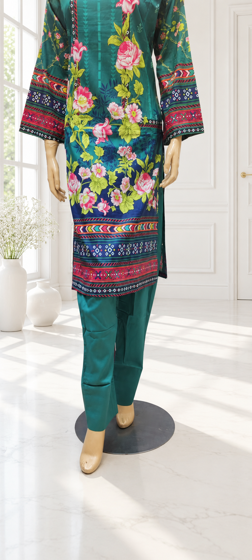 New Ready Made Digital Printed Suit From The Brand Bin Saeed