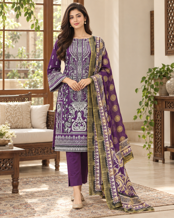 New Ready Made Digital Printed Suit From The Brand Bin Saeed