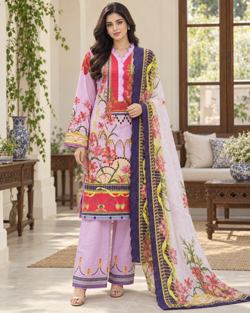 New Ready Made Digital Printed Suit From The Brand Bin Saeed