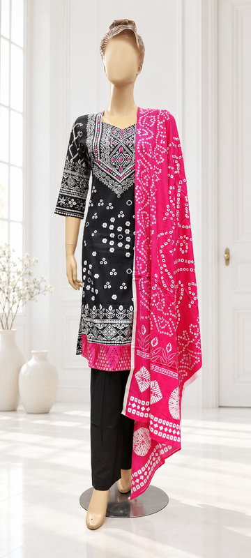 Bint-e-Noor Attractive Elegant Embroidered Cotton 3psc Collection