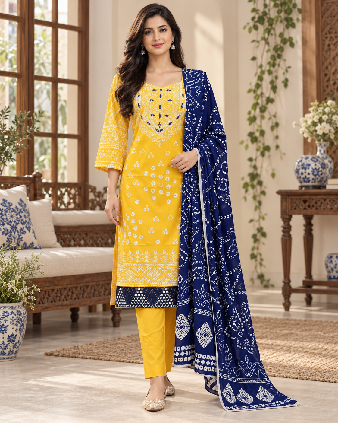 Bint-e-Noor Attractive Elegant Embroidered Cotton 3psc Collection