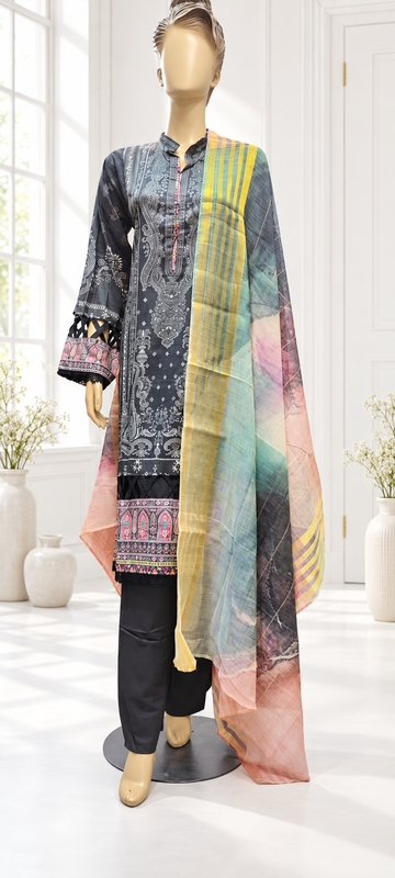 Bint-e-Noor Attractive Elegant Digital Printed Cotton 3psc Collection