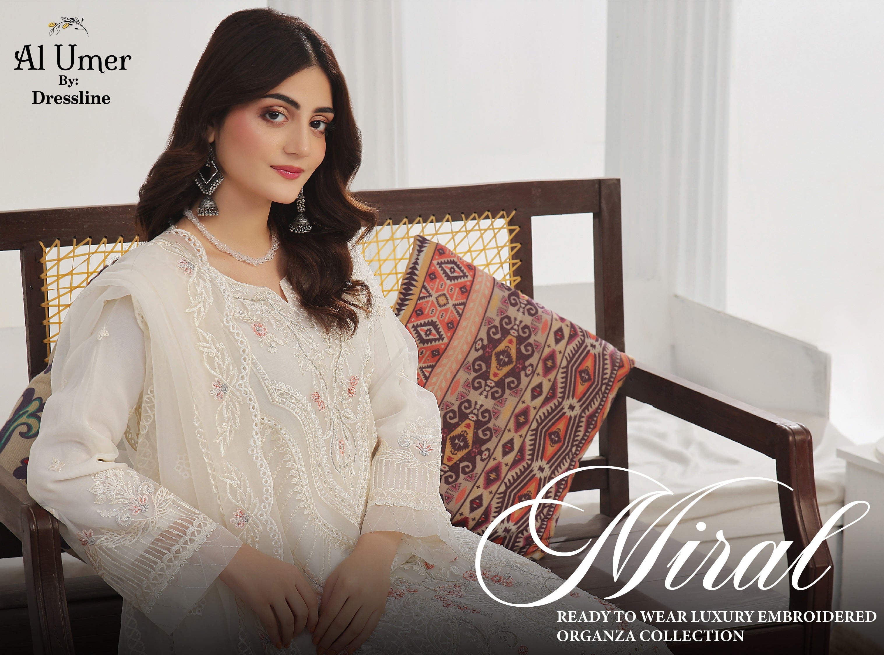 AL UMER BY DRESSLINE READY TO WEAR LUXURY EMBROIDERY ORGANZA COLLECTION