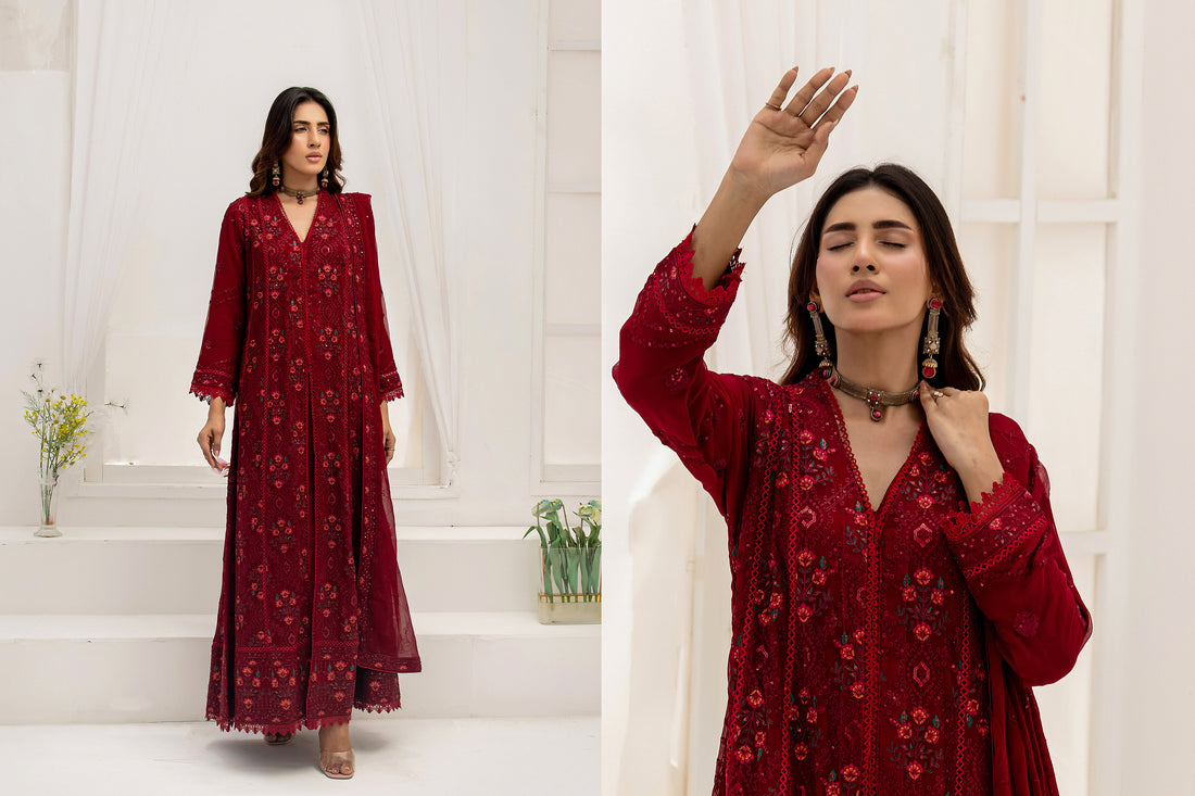 WARDAH UZAIR ELIGANCE LUXURY KOTI GOWNS COLLECTION