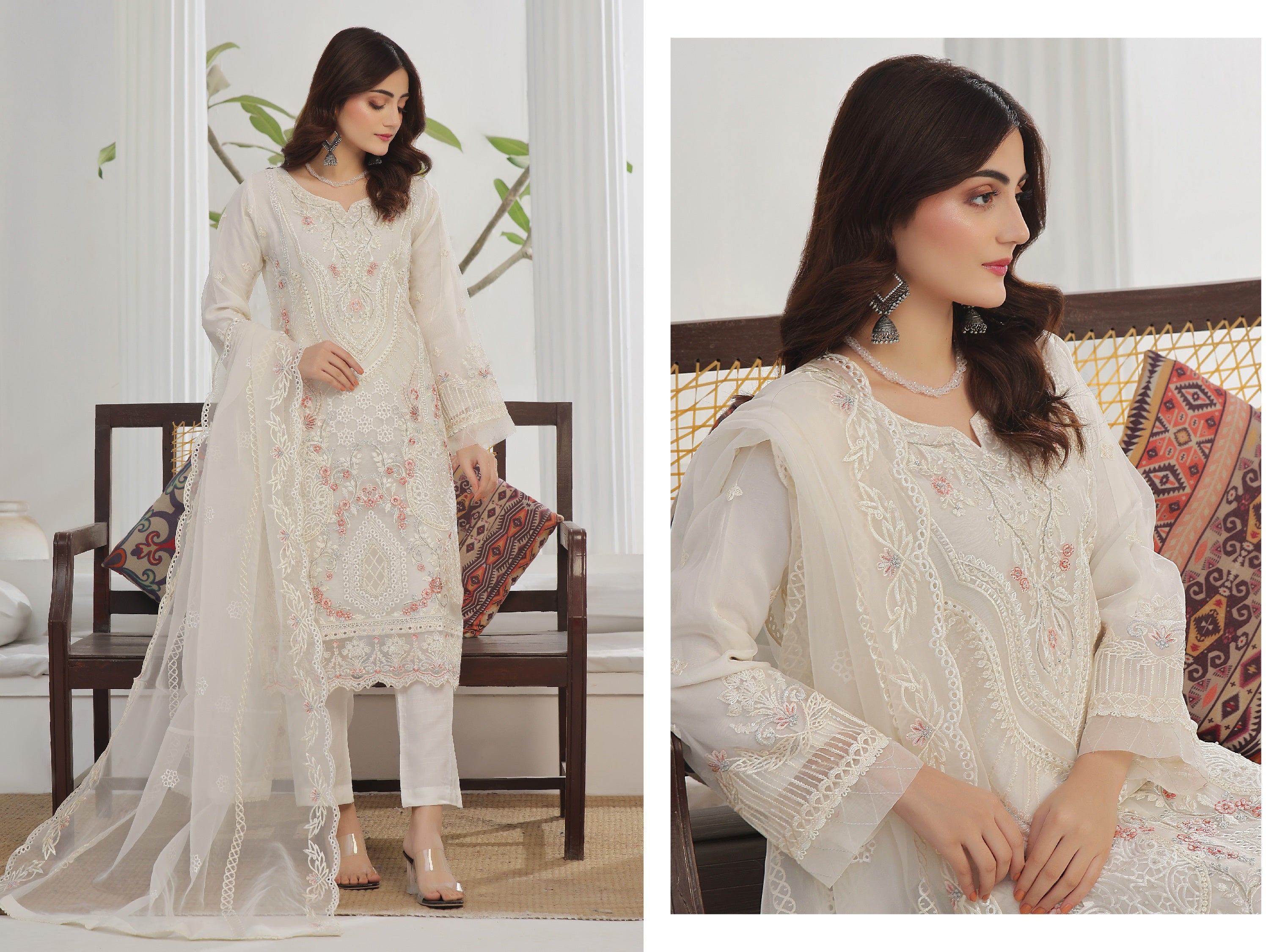 AL UMER BY DRESSLINE READY TO WEAR LUXURY EMBROIDERY ORGANZA COLLECTION