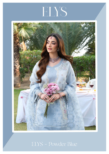 GUZEL MESSA STITCHED PREMIUM ORGANZA 3PSC