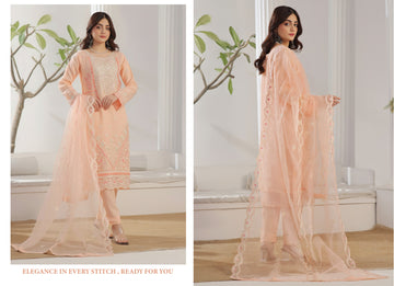 AL UMER BY DRESSLINE READY TO WEAR LUXURY EMBROIDERY ORGANZA COLLECTION