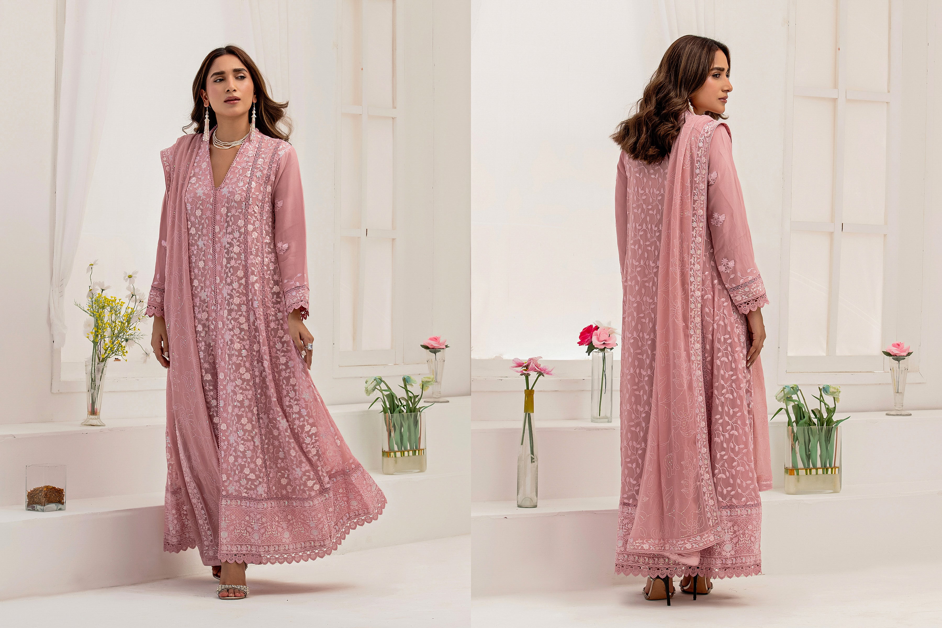 WARDAH UZAIR ELIGANCE LUXURY KOTI GOWNS COLLECTION