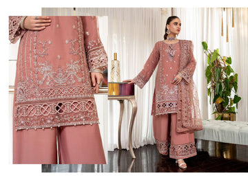 Ready to Wear 3 Piece Formal Embroidered Luxury Organza Suit