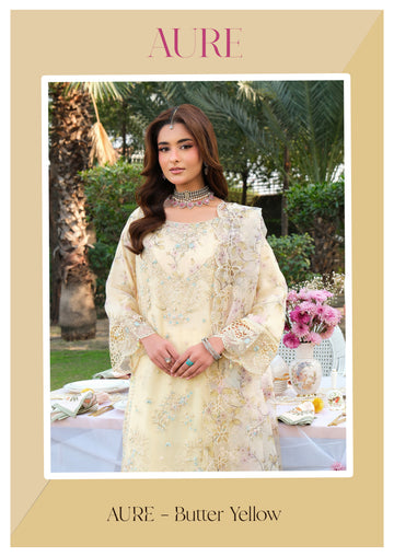 GUZEL MESSA STITCHED PREMIUM ORGANZA 3PSC