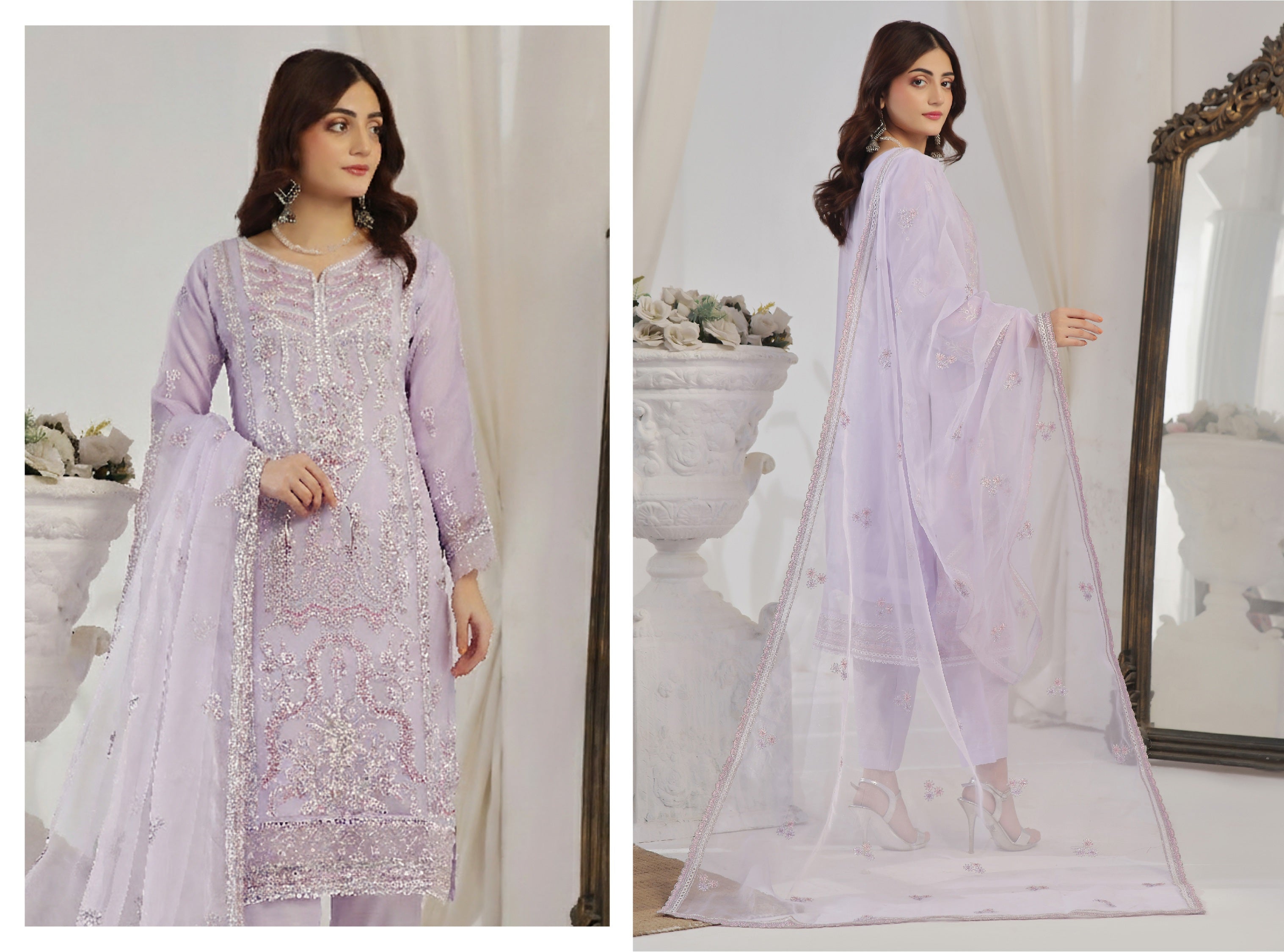 AL UMER BY DRESSLINE READY TO WEAR LUXURY EMBROIDERY ORGANZA COLLECTION