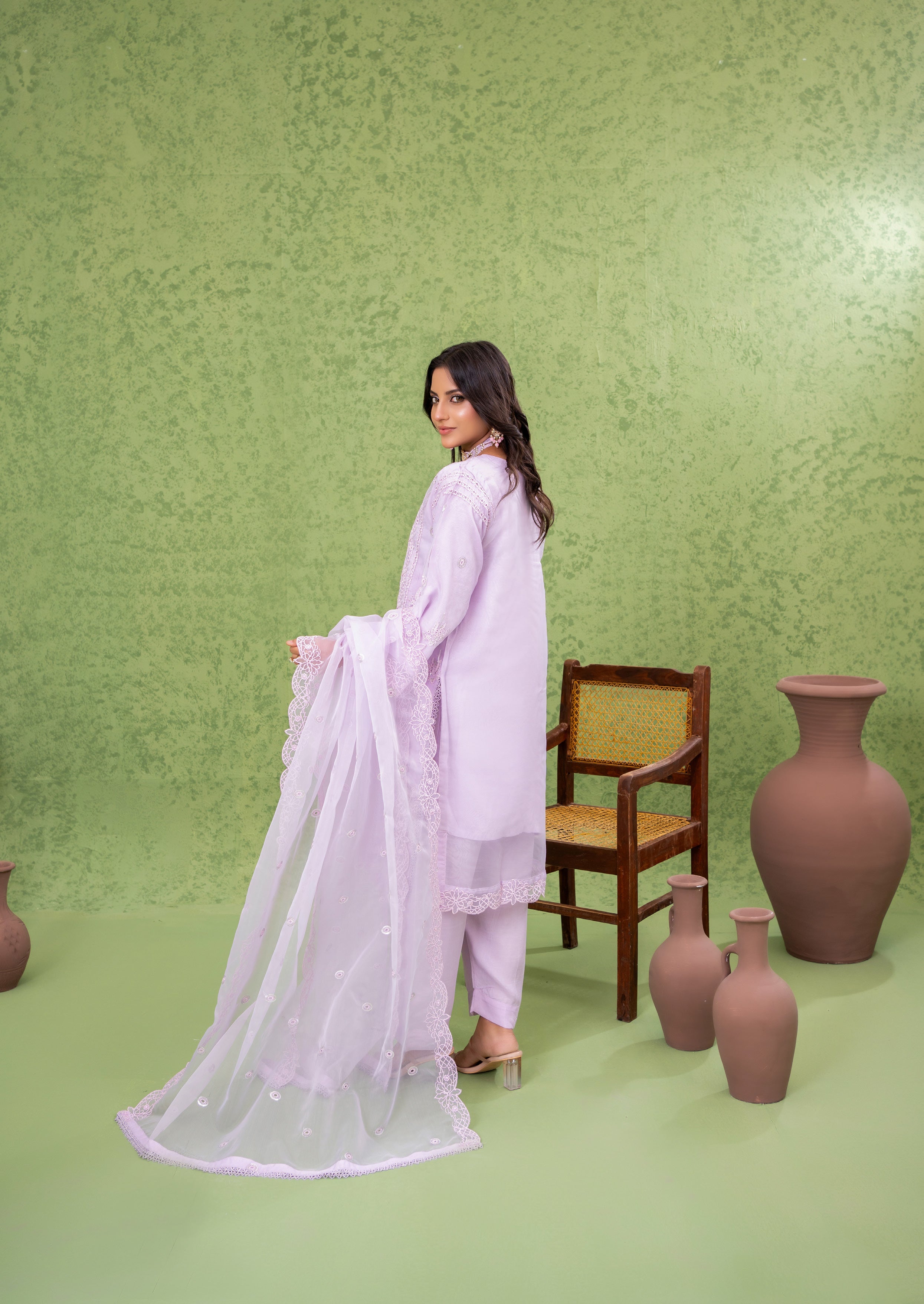 NAQSH Formal Festive ORGANZA EMBROIDERED COLLECTION