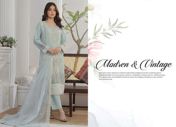 AL UMER BY DRESSLINE READY TO WEAR LUXURY EMBROIDERY ORGANZA COLLECTION