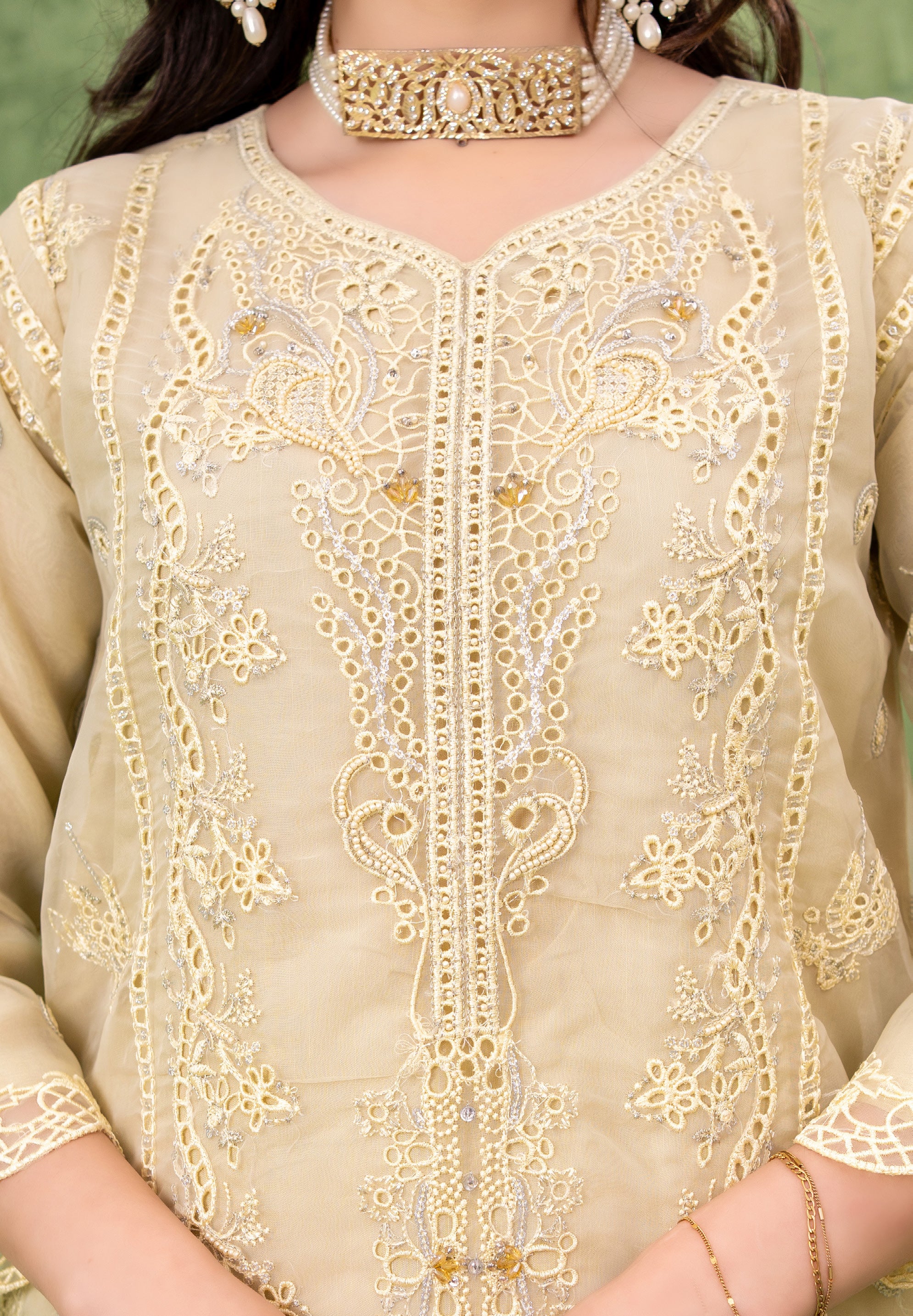 NAQSH Formal Festive ORGANZA EMBROIDERED COLLECTION