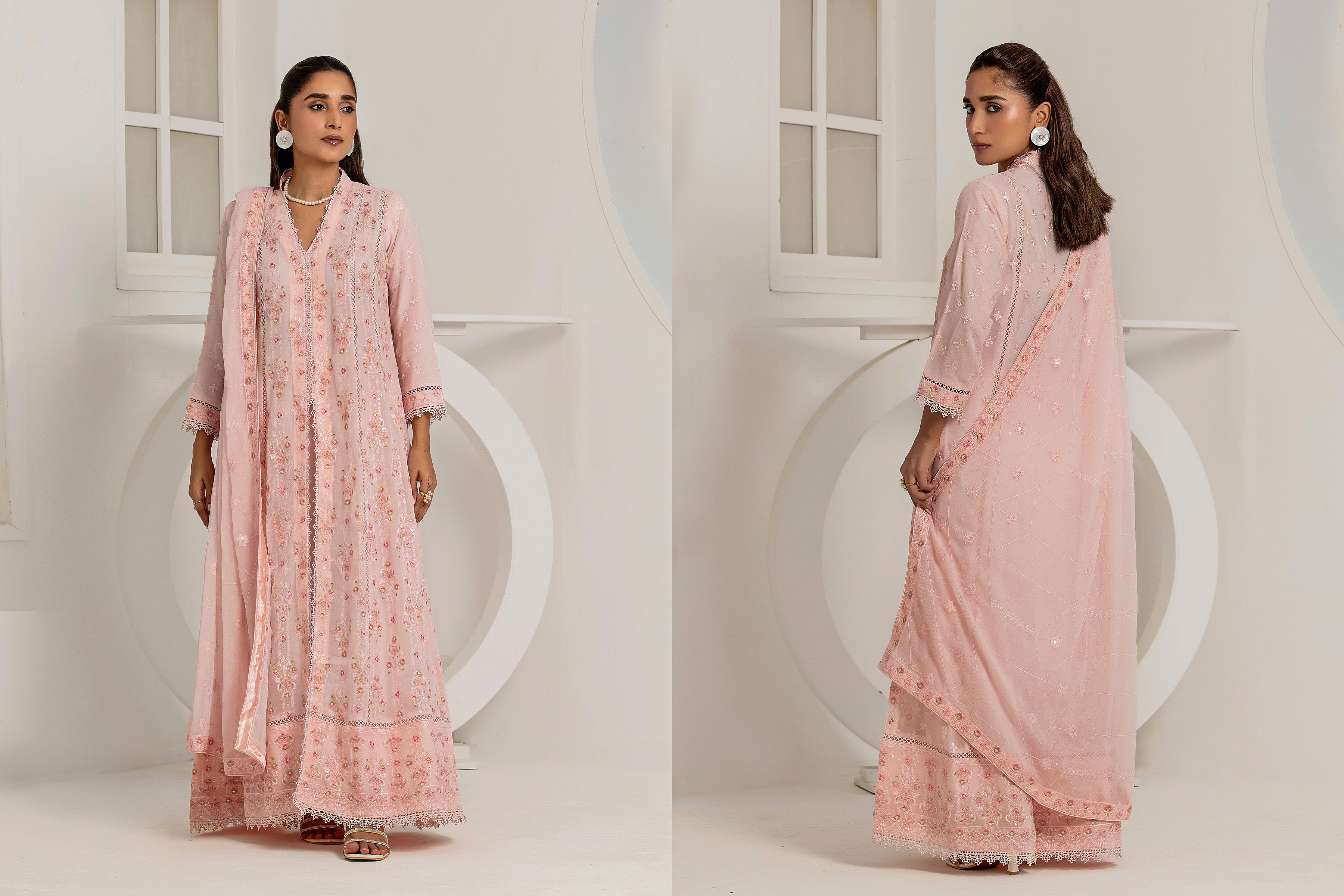 WARDAH UZAIR ELIGANCE LUXURY KOTI GOWNS COLLECTION