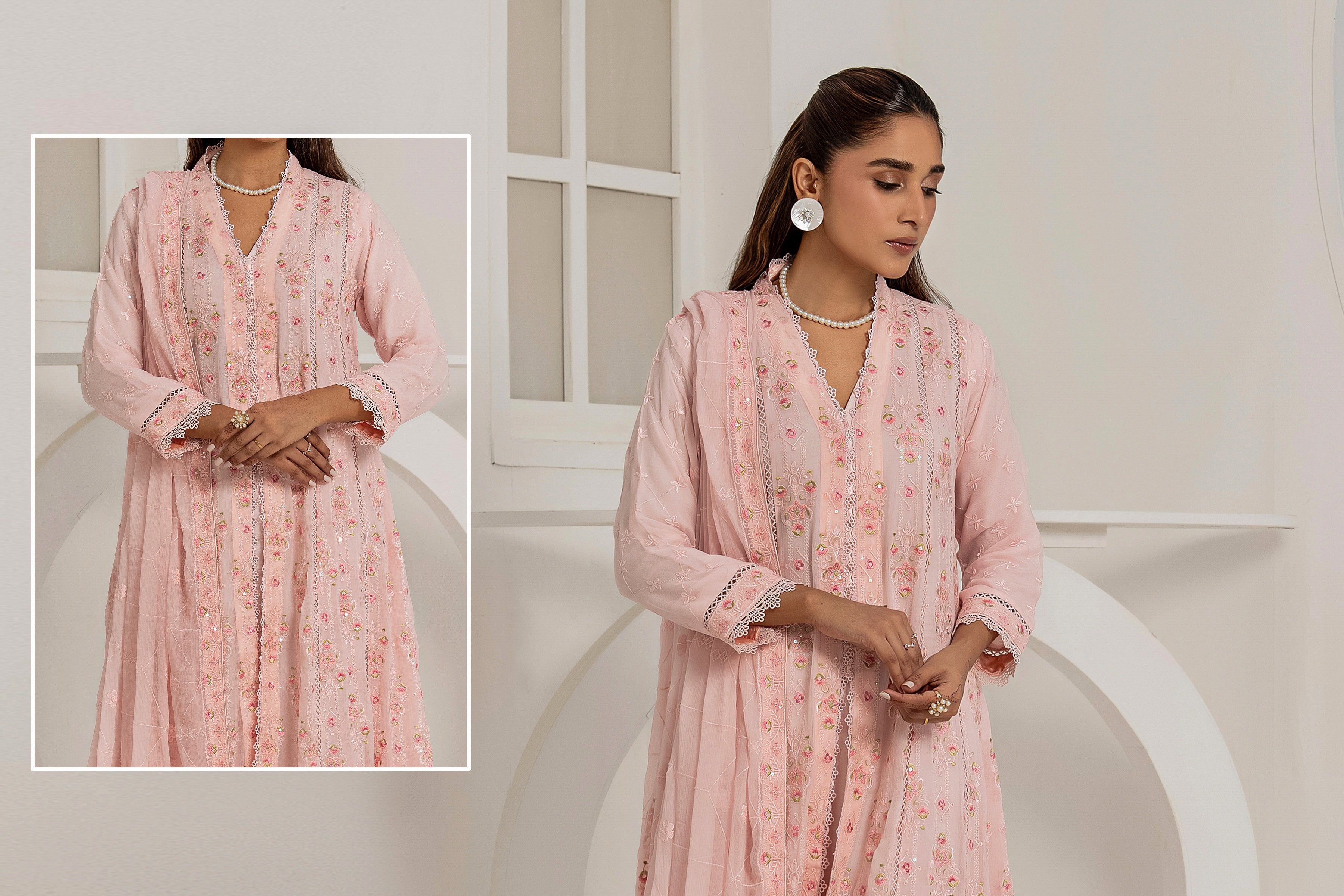 WARDAH UZAIR ELIGANCE LUXURY KOTI GOWNS COLLECTION