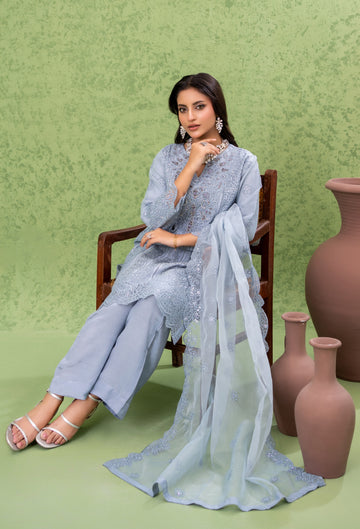 NAQSH Formal Festive ORGANZA EMBROIDERED COLLECTION