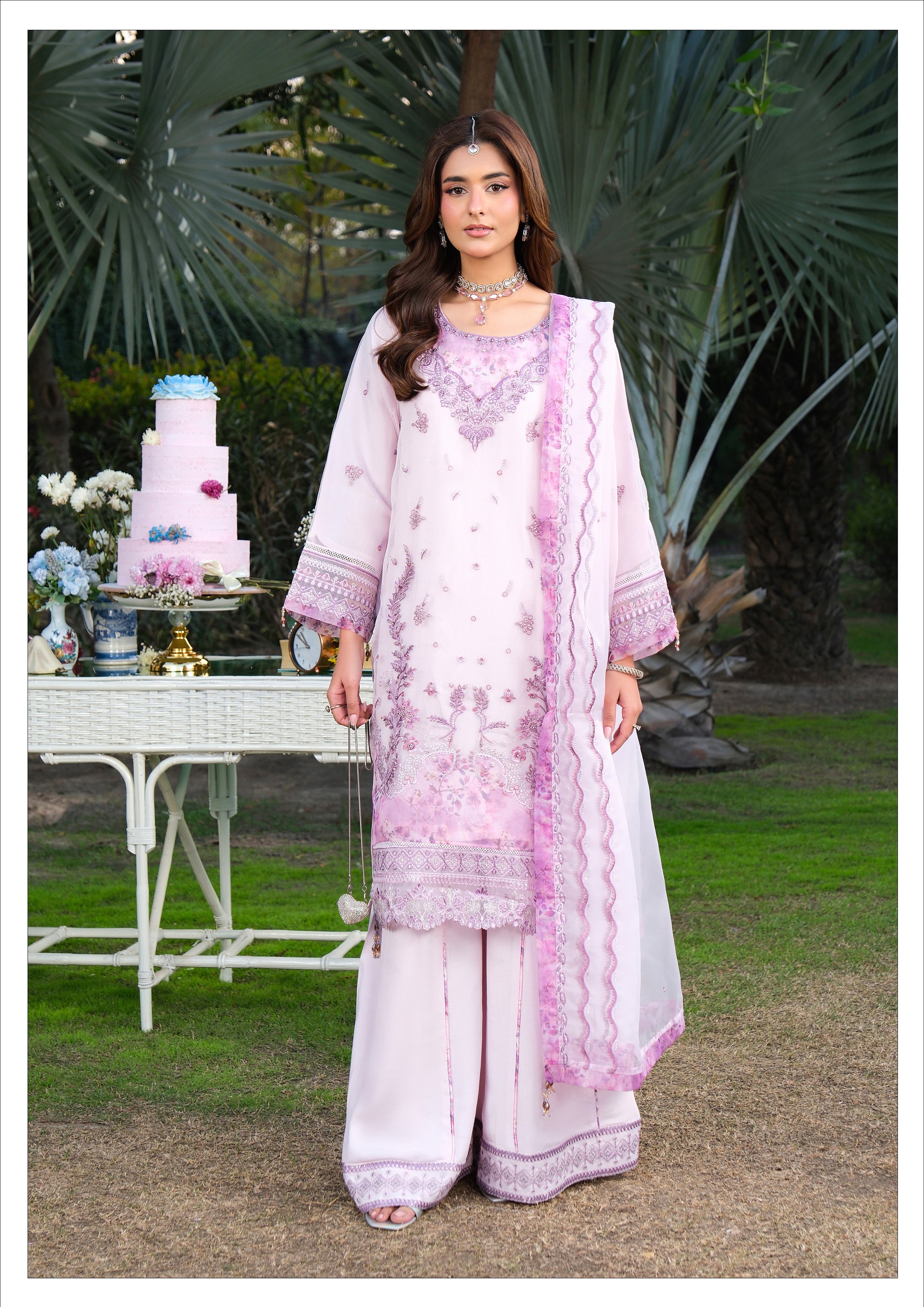 GUZEL MESSA STITCHED PREMIUM ORGANZA 3PSC