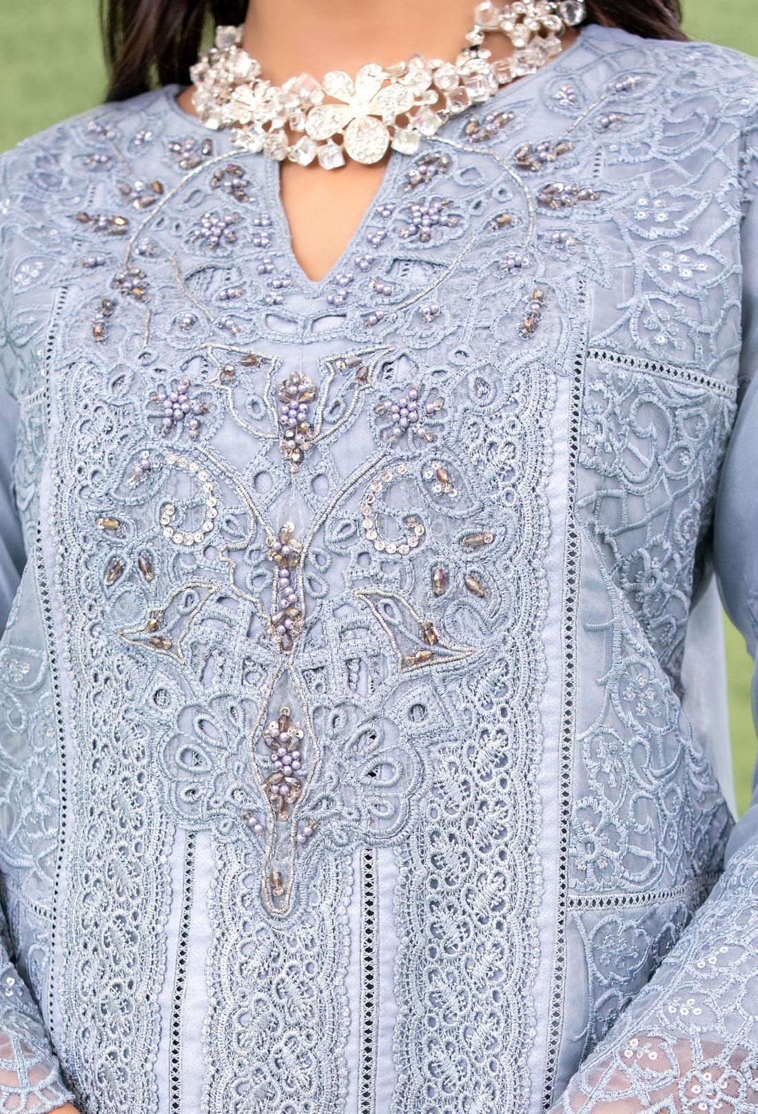 NAQSH Formal Festive ORGANZA EMBROIDERED COLLECTION