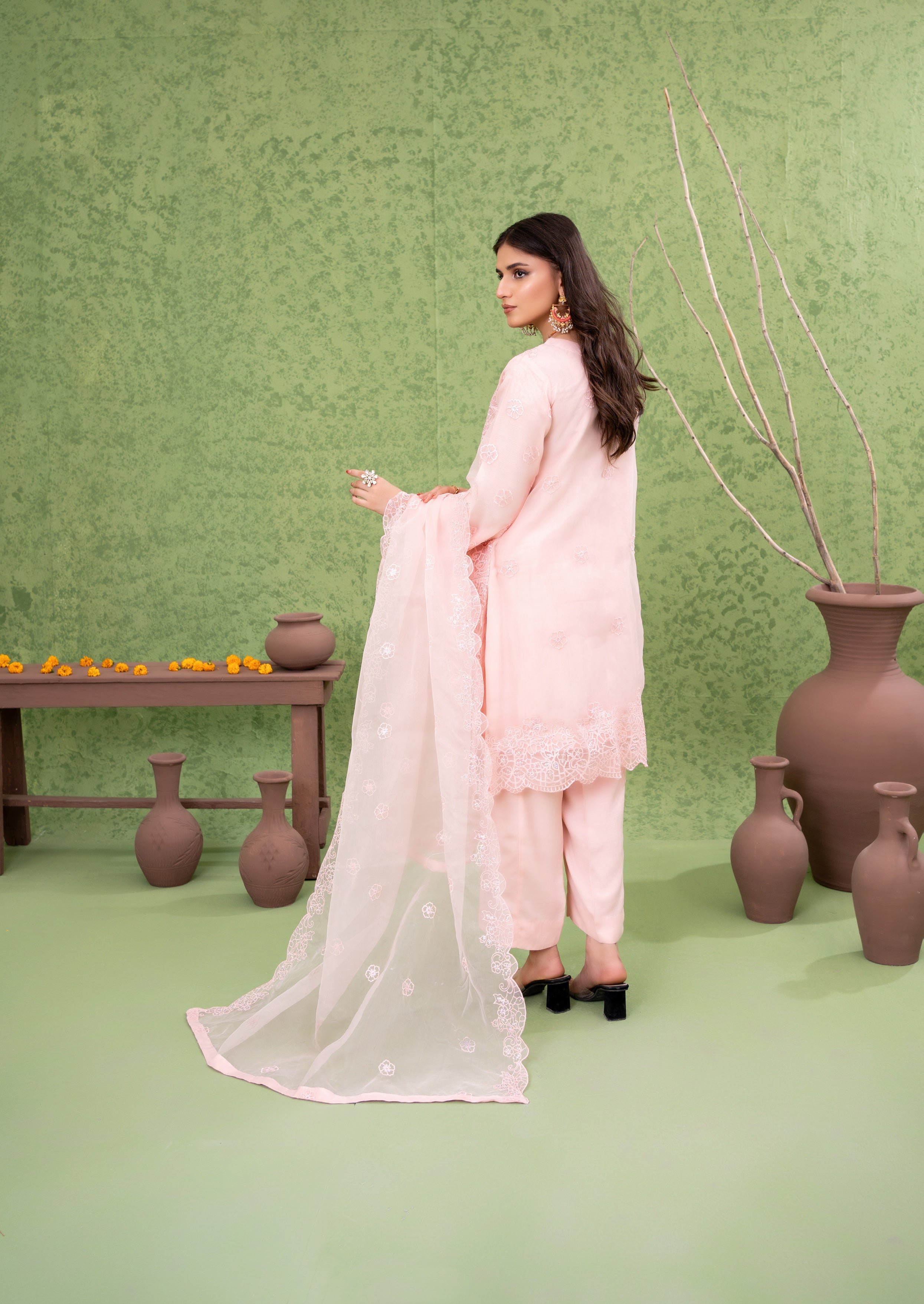 NAQSH Formal Festive ORGANZA EMBROIDERED COLLECTION