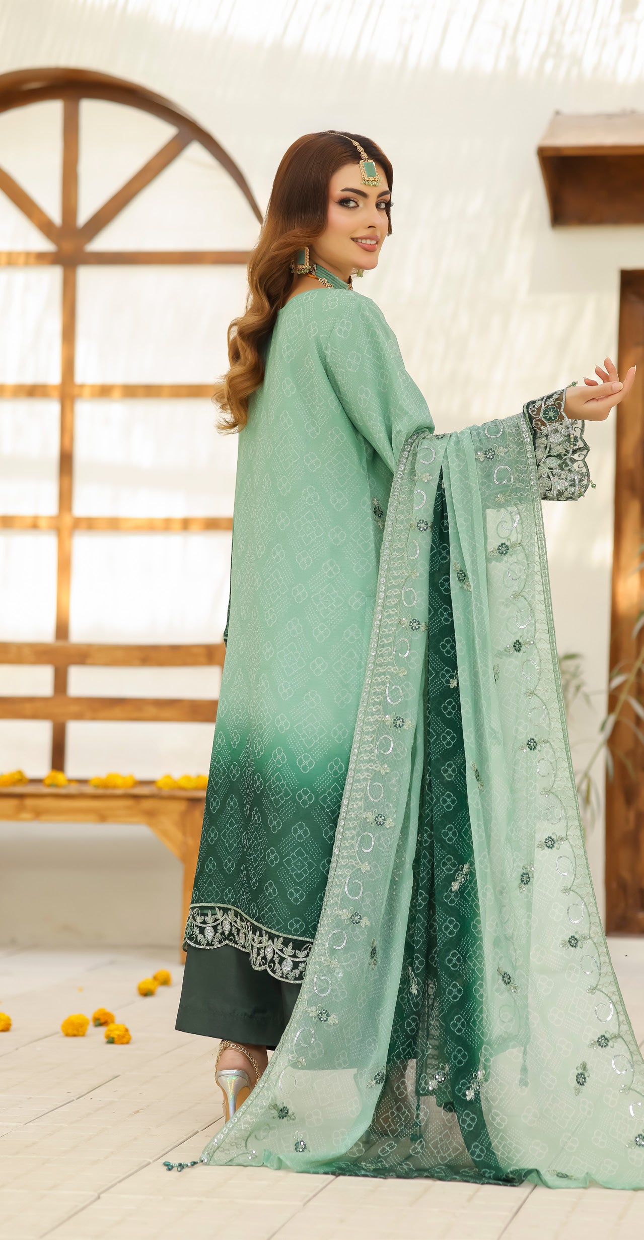 BIN HAMEED Luxurious-Embroidered Chiffon COLLECTION