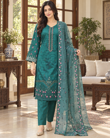 Tawakkal Fabrics, Attractive &amp; Elegant Embroidered Cotton Collection