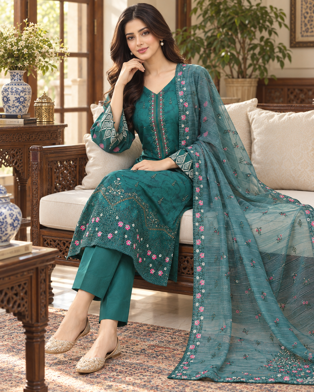 Tawakkal Fabrics, Attractive &amp; Elegant Embroidered Cotton Collection