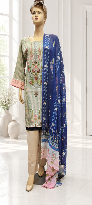 Tawakkal Fabrics, Attractive & Elegant Embroidered Cotton Collection