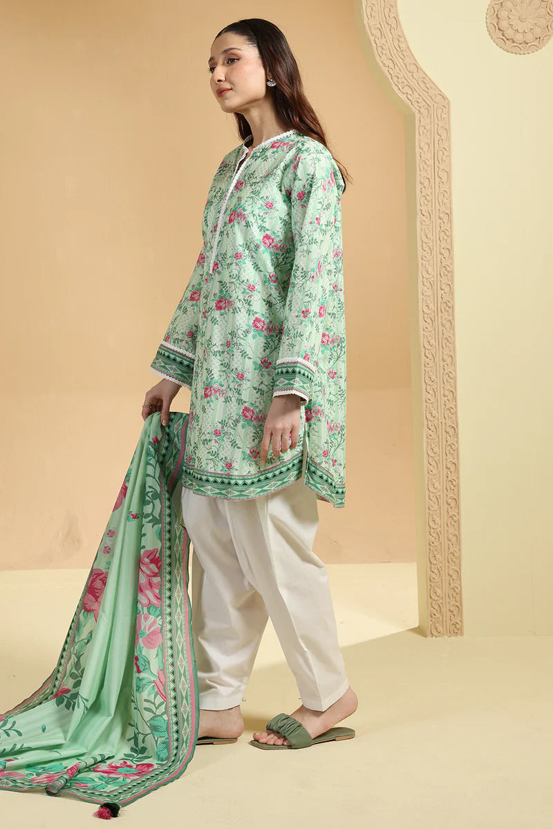 Zellbury Unstitched 2 Piece Printed Lawn Collection