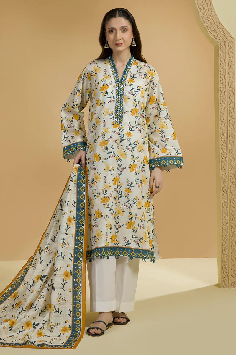 Zellbury Unstitched 2 Piece Printed Lawn Collection
