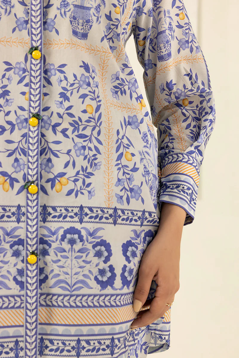 Zellbury Unstitched 2 Piece Printed Lawn Collection