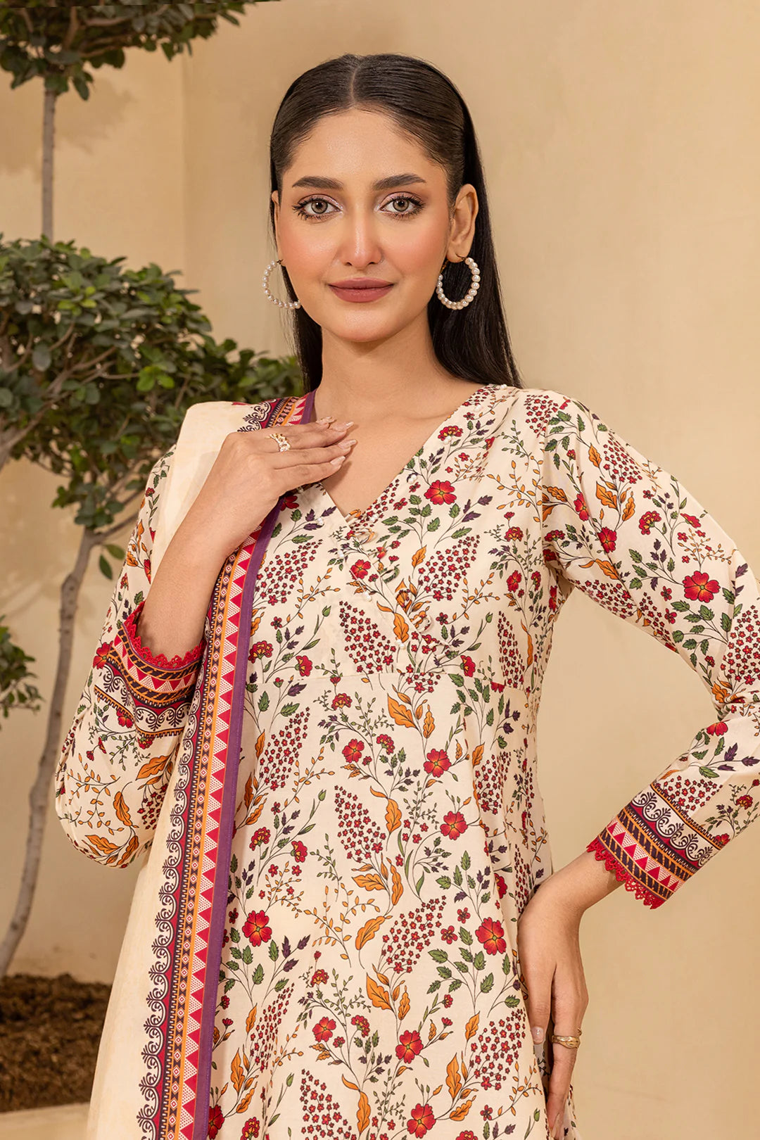 Zellbury Unstitched 2 Piece Printed Lawn Collection